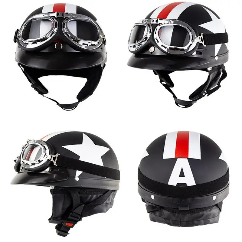 Fashion Cycling Helmet For Man WomenWith Goggles Bicycle Helmet MTB Road Bike Motorcycle Helmet Protective Head Baseball Skiing