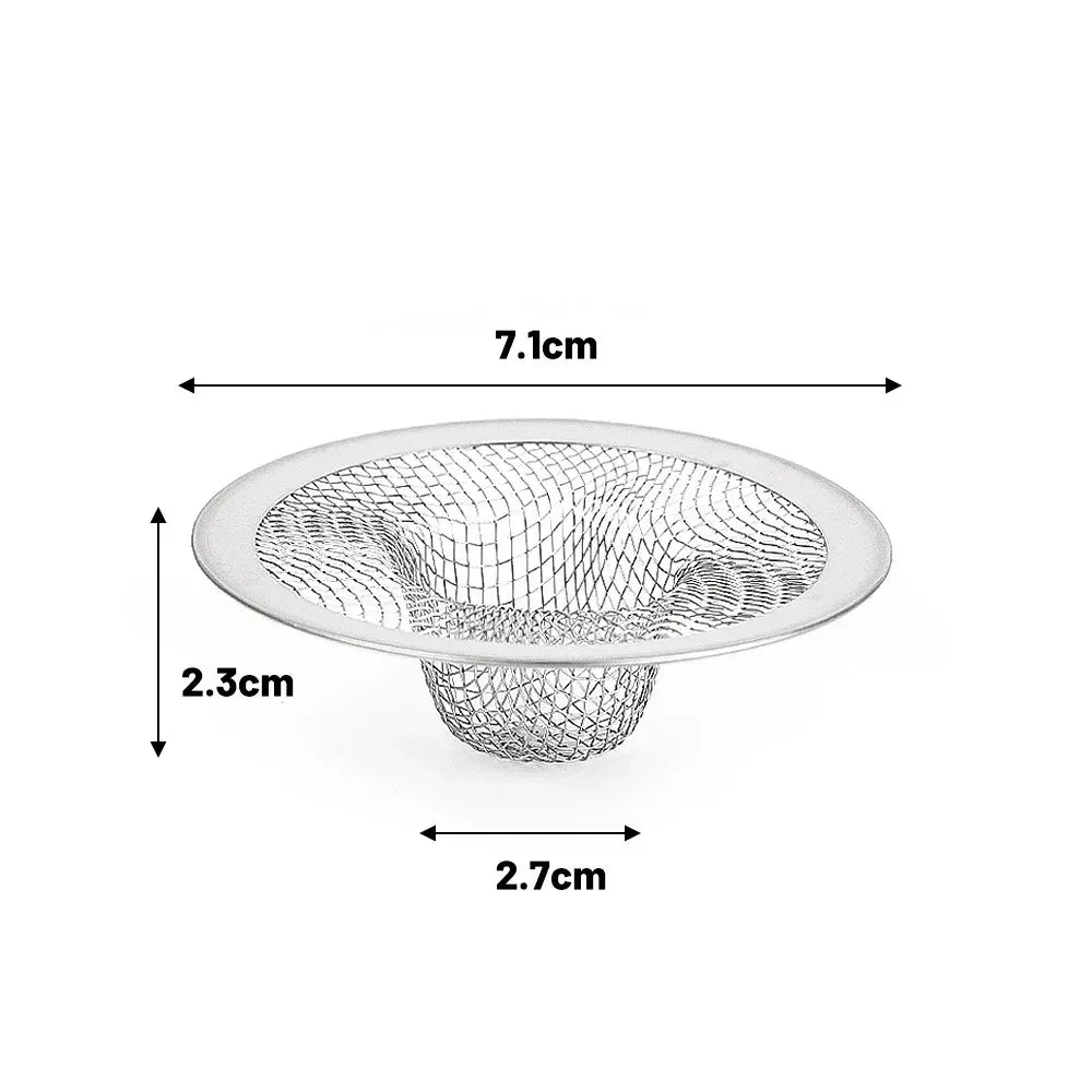 Kitchen Sink Stainless Steel Filter Sewer Mesh Strainers Disposable Sink Filter Mesh Bags Bathroom Floor Drain Hair Waste Filter