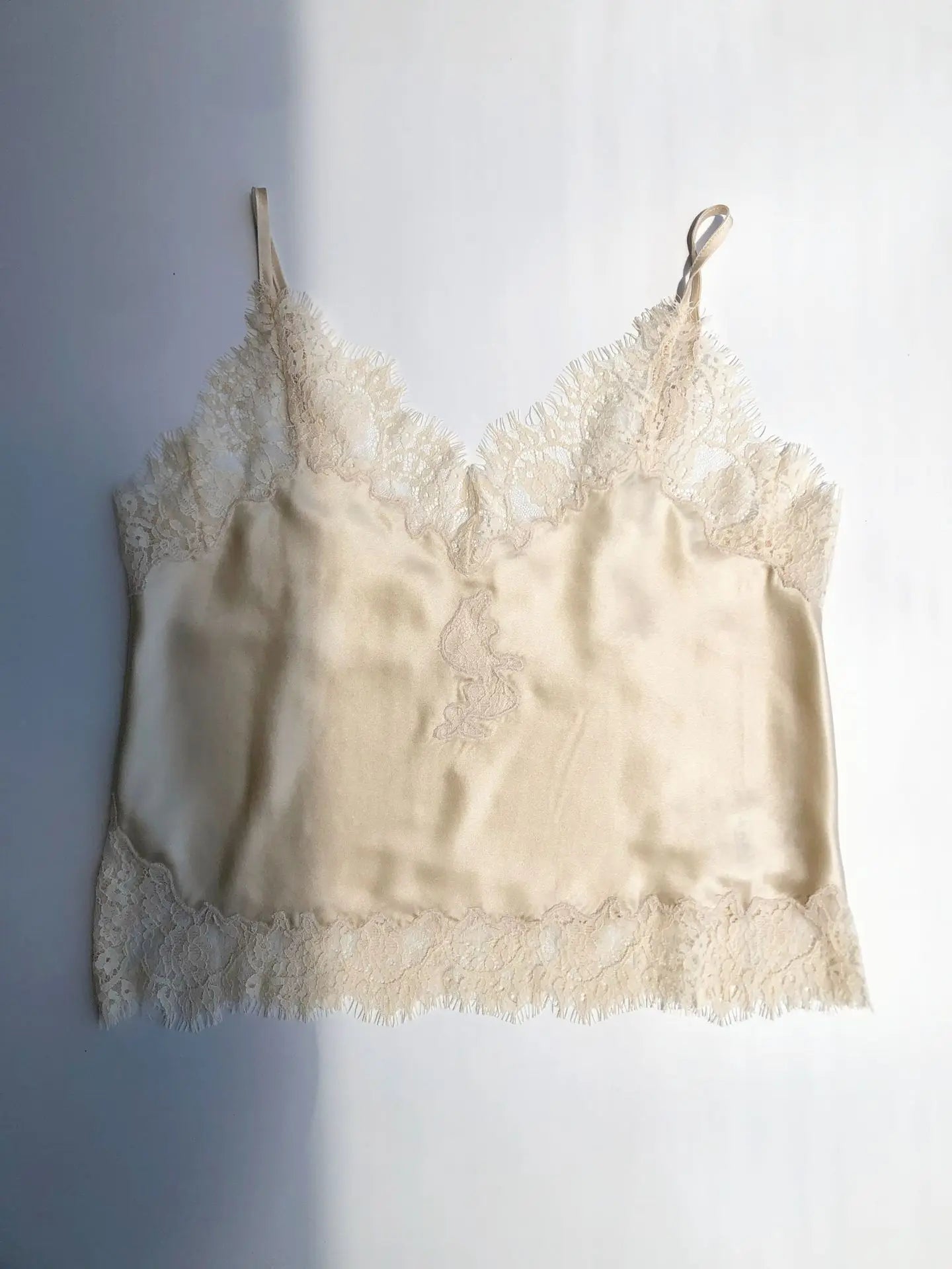 Women 100%Silk Lace Patchwork Set V-Neck Sleeveless Camisole + High Waist Shorts + Straight Long Skirt Sexy Ladies Suits
