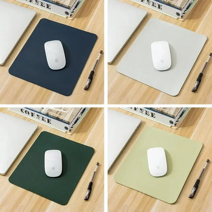 2026 New Small PU mouse pad Non-Slip Gaming Desktop Mouse Pad Waterproof Anti-Scratch Easy To Clean Mat For PC Laptop Desktop