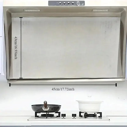 Heavy-Duty Range Hood Filters - Oil-Absorbing Mesh Covers for Kitchen Ventilation, Easy Install