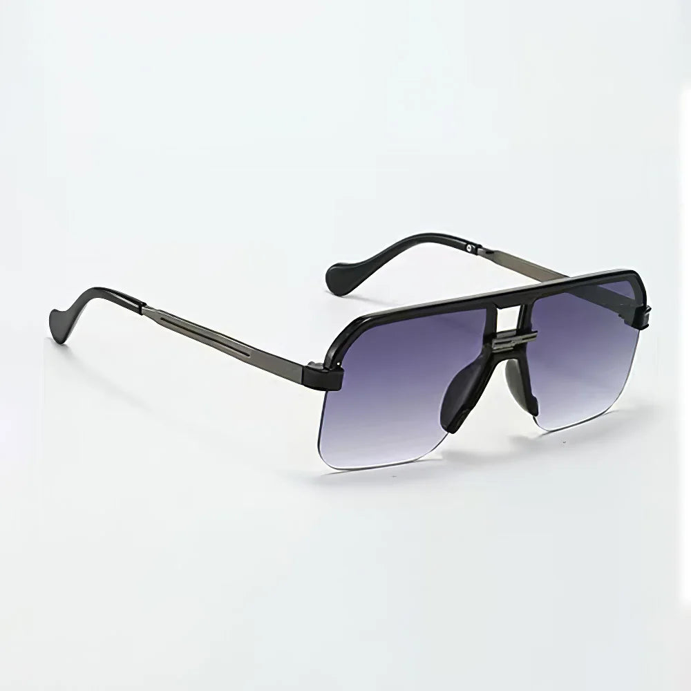 2025 New in Sunglasses for Women  Modern Fashion Transparent Frame Gradient Yellow Pink Lens Square Glasses Gift for Friend