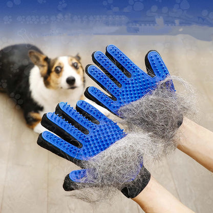 Pet Hair Glove Comb Pet Dog Cat Grooming Cleaning Glove Deshedding Hair remover Massage Brush Animal Supplies Cat Accessoies