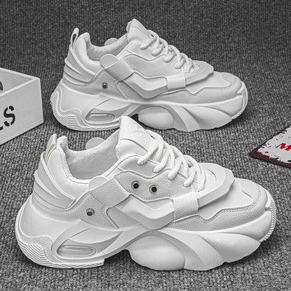 Shoes  Men High Quality Platform Sneaker Fashion High-top Leather Sports Men 2026 Thick-soled Casual Shoes Zapatillas Hombre