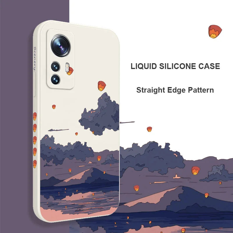 Anime Scenery Phone Case For Xiaomi Mi 14 13 13T 12S 12 11 Ultra 10 12T 11T 10T  Pro Lite Poco F5 F4 X4 M4 F3 X3 Pro 4G 5G GT