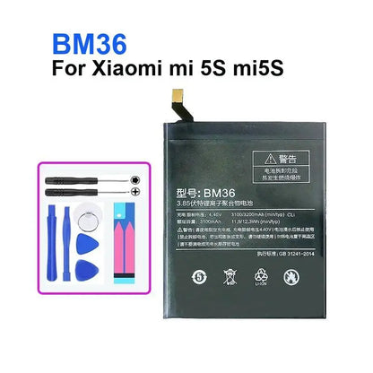 Phone Battery For Xiaomi Mi 4S 5 M5 4C 5C 5X 6 6X 7 8 A2 Redmi Note 5A Prime S2 Pro Y1 Mia1 Lite Batteries + Track NO