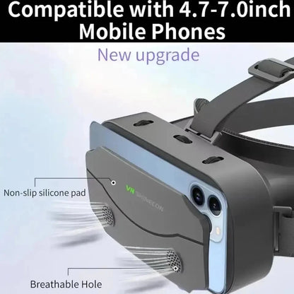 3D Virtual Reality VR Glasses Headset Devices Helmet Lenses Goggles Smart For Smartphones Phone Cell Mobile Game Viar Viewer Set