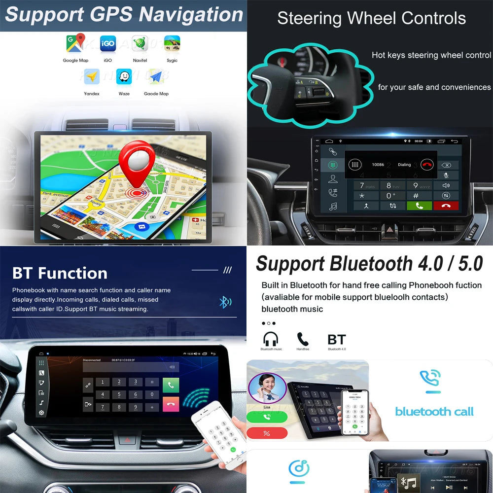 Car Radio Carplay For GAC Trumpchi GS3 GE3 2017-2021 Navigation GPS Android Auto Player Screen 4G Wifi No 2din DvD
