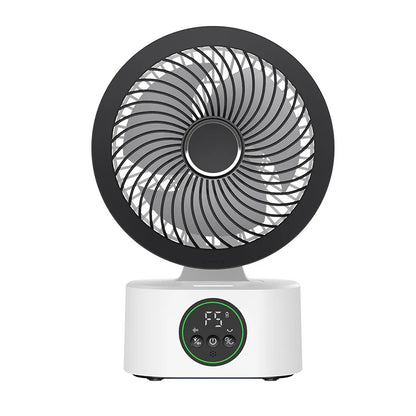 Portable Wall-Hanging Fan With Remote Control Smart Voice Rechargeable USB Household Electric Folding Fan Nightlight Air Cooler