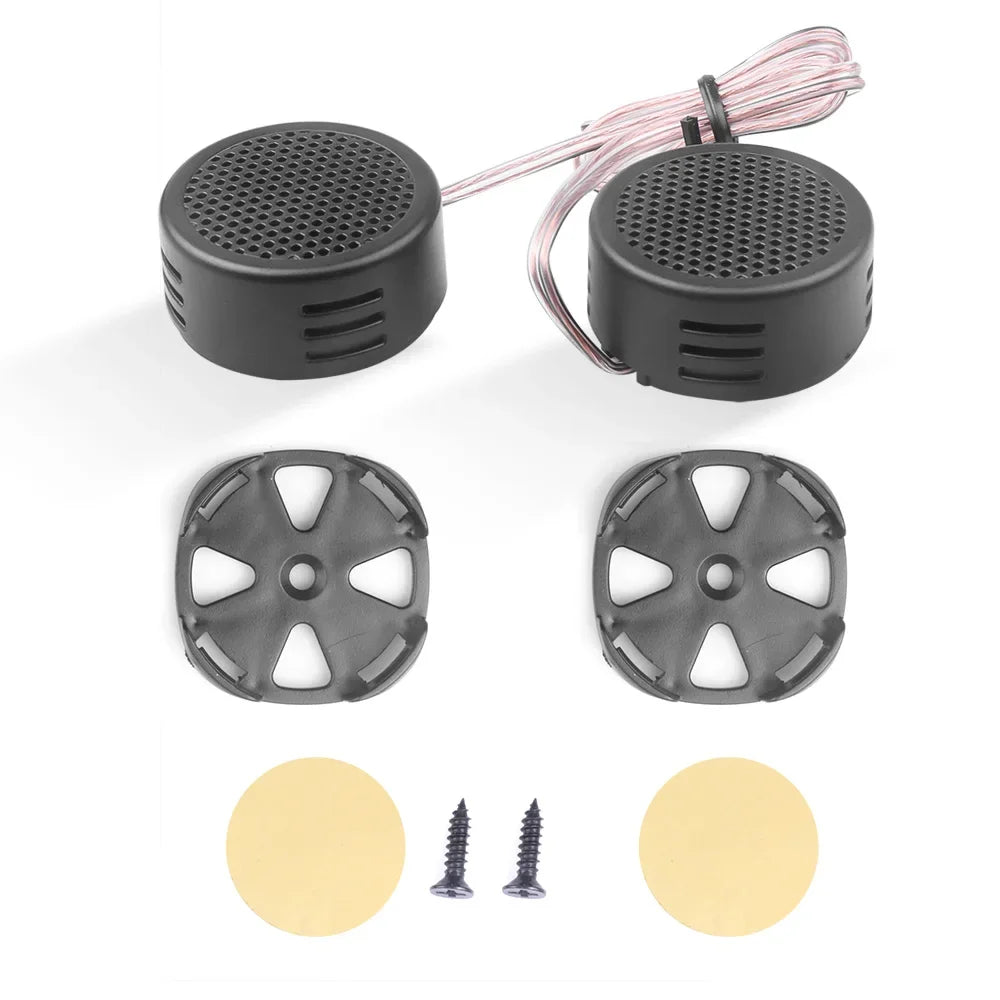 2PCS 500W Tweeter Speakers Car Audio System Door Auto Audio Music Subwoofer Electronic Modification Loudspeaker