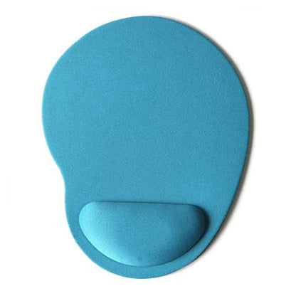 Mouse Pad With Wrist Support Comfortable Mousepad With Smooth Wrist Rest Surface Non-Slip PU Mouse Pad For Office Home Laptop PC