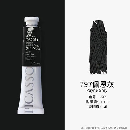 Phoenix 50ml Oil Paint High Saturation Faster Drying Time with Creamy Texture and Consistency for Artists, Students, Beginners
