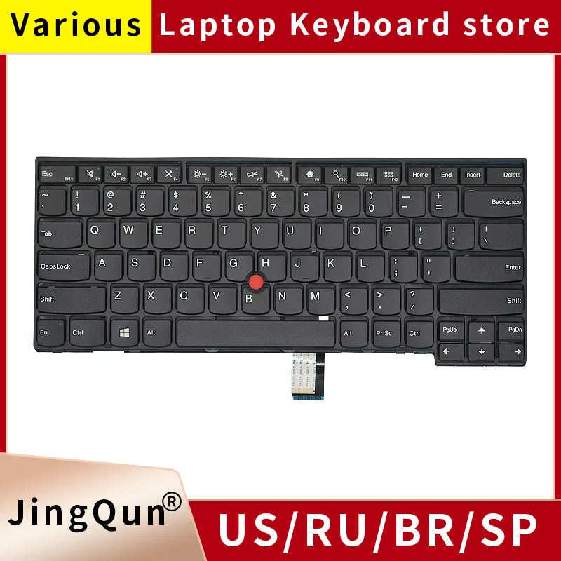 100%New US/Russian for Lenovo Thinkpad T440 T440S T431S T440P T450 T450S T460 E431 E440 L440 L450 L460 L470 Laptop Keyboard