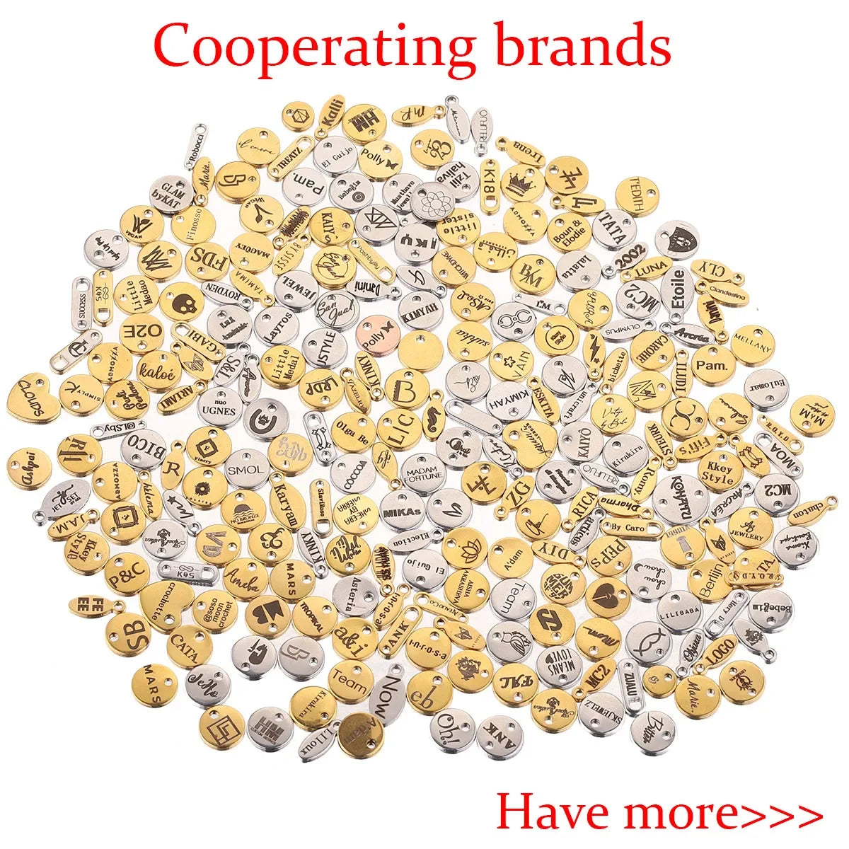 50pcs Customized Custom Laser Engrave Name LOGO Stainless Steel Personalized Necklace Extend Chain Tail Tag Jewelry Wholesale