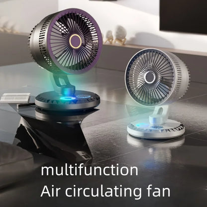 Portable air circulation fan household USB charging small fan, suitable for home, office and kitchen use.