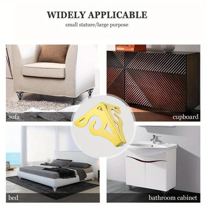 12cm modern design hollowed out furniture sofa legs chrome metal furniture style table coffee table cabinet TV stool sofa legs