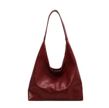 Soft PU Leather Shoulder Bag for Women Wedding Totes All-match Commuter Underarm Bag Bolso Mujer Fashion Large Capacity Handbag
