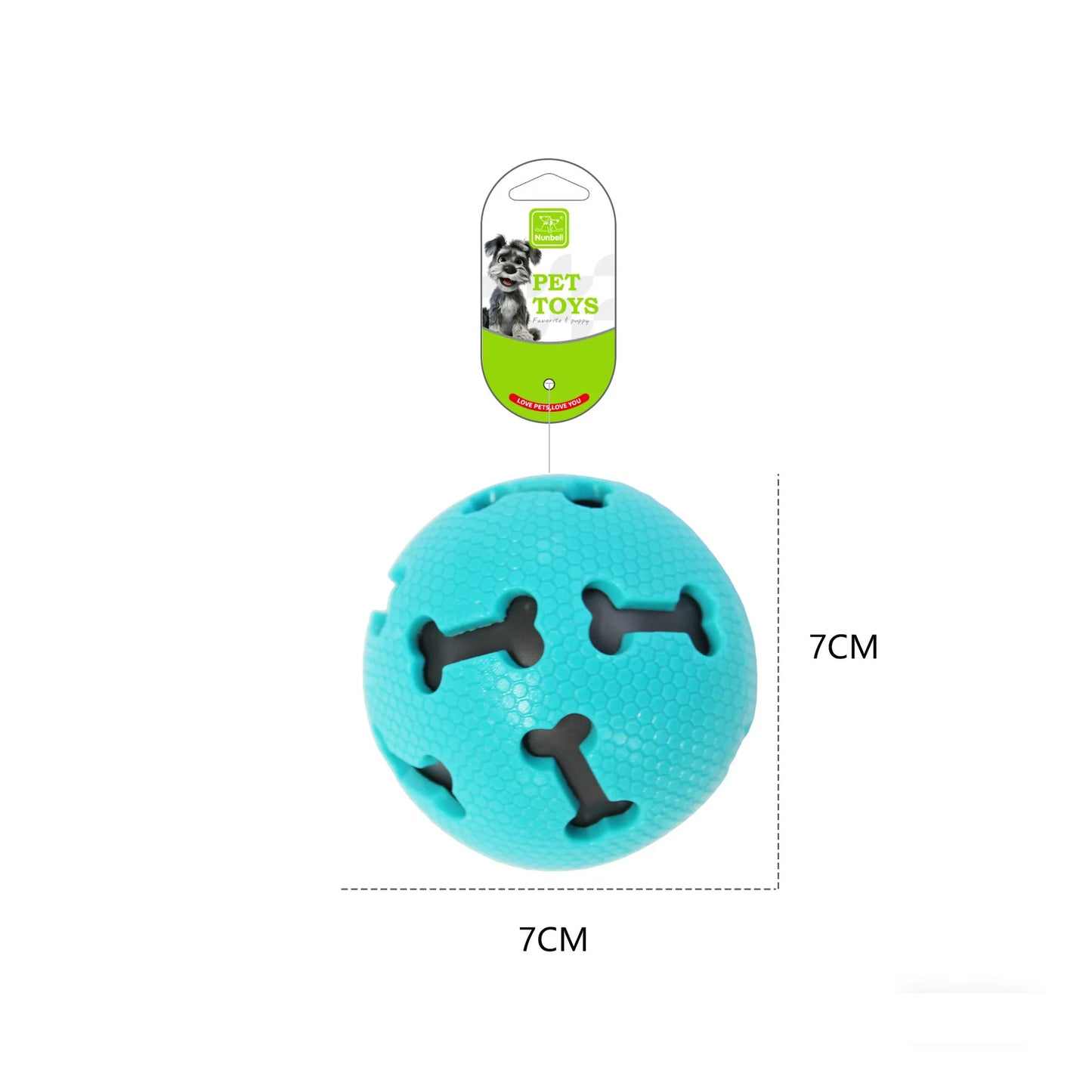 TPR Elastic Toy Ball for Pets Chewable Sound-making Nteractive and Dog Training Dog Interaction To Relieve Boredom Dog Supplies