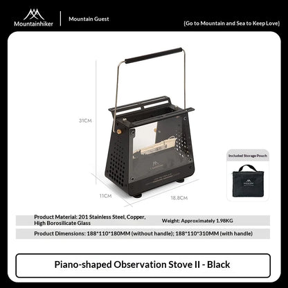 MOUNTAINHIKER Portable Oil Stove A Heater Designed for Tent Heating Outdoor Cooking Barbecues Fire Pits and Open Flame Heating