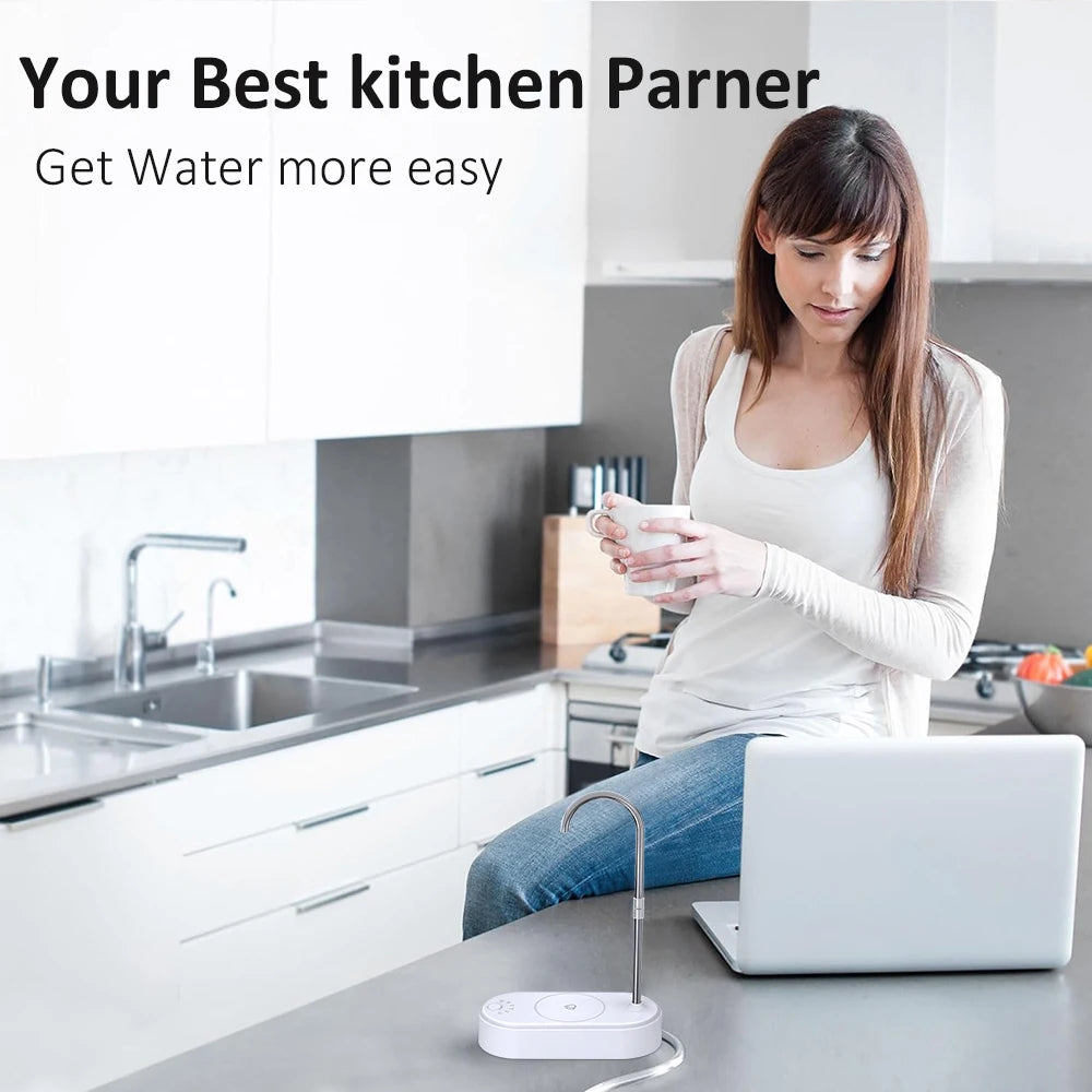 Electric Drinking Water Pump Automatic Water Dispenser For Gallon Drinking Water Bottle Pump For Home Office Portable Cold Water
