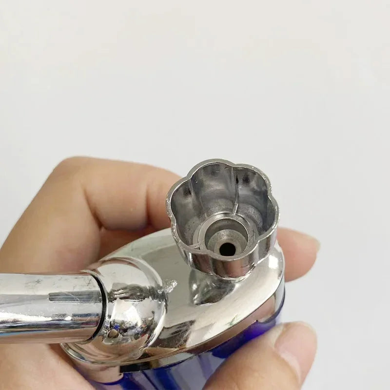 Complete set Cleanable Acrylic Smoking Pipe Fashion Microfilter Tobacco Pipe Circulation Reduce Tar Smoke filter Cigarette Tool