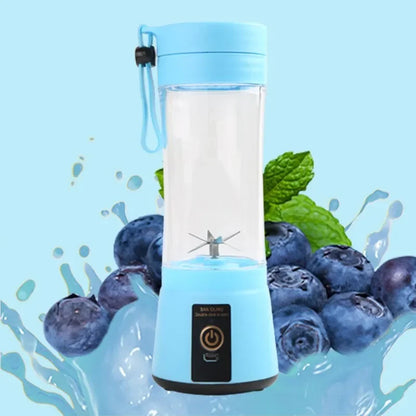 USB Charging Electric Juicer Cup 6 Leaf Blade Mini Portable Blender Fruit Juice Extractor For Home Travel