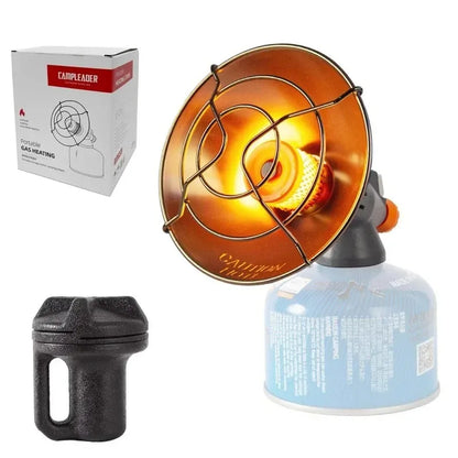 Mini Portable Gas Canister Heating Stove for Outdoor Camping Propane Fuel with Windproof Design Winter Camping Equipment