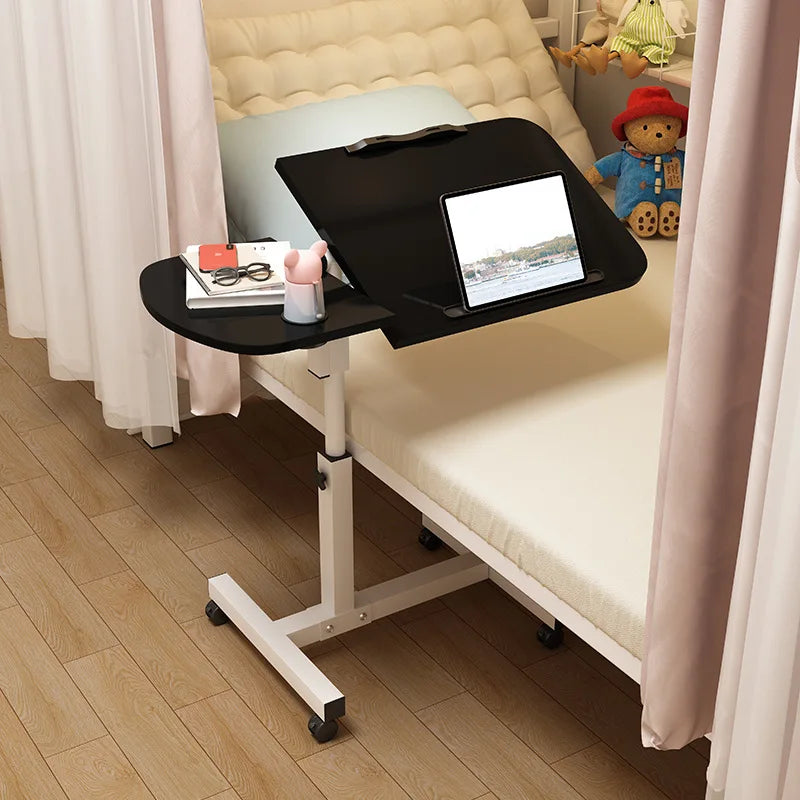 Simple notebook computer desk, computer desk on bed, mobile floor lift bedside table