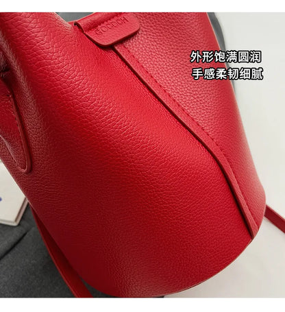 Hot Selling Simplicity High-end Women's Crossbody Bag PU Material Versatile Bucket Bag Fashion Handbag Commuting