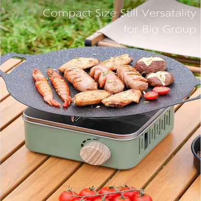 2800W Camping Mini Gas Stove Portable Cassette Furnace Butane Stove with Carrying Bag Outdoor Gas Burner for Picnic Camp Cooking