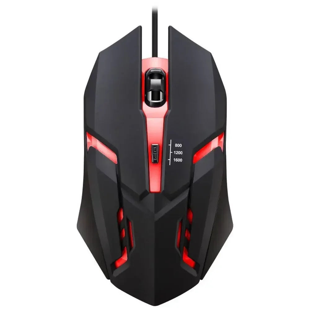 Latest High-quality Ergonomic Gaming Mouse, Suitable for Desktop and Laptop Computers, 4-button USB RGB Backlit Mouse