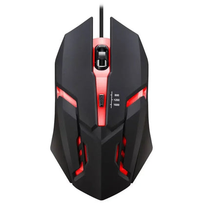 Latest High-quality Ergonomic Gaming Mouse, Suitable for Desktop and Laptop Computers, 4-button USB RGB Backlit Mouse