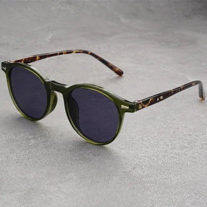 Small-Frame Round Myopia Sunglasses Retro Brand Designer Sun Glasses UV400 Shades Eyewear Men Goggles Diopter 0 To -4.0