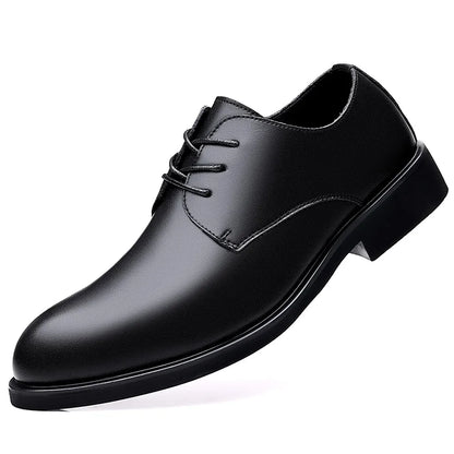 Men's Shoes Black Leather Formal Shoes for Men Oxfords Male Wedding Party Office Business Shoe Man