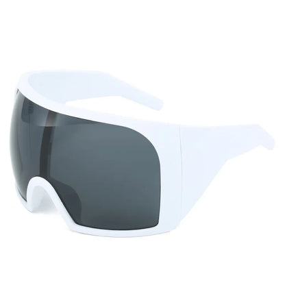 Oversized Sunglasses Men Wrap Anti Wind Personal Large Shades Futuristic Fashion Future Shield Uv400 Cycling Motorcycle