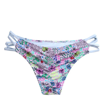 Wholesale Womens Bikinis Bottom Sexy Swimsuit Vintage Swimwear Brazilian Biquini Bathing Suit  Maillot De Bain Femme Plus Size