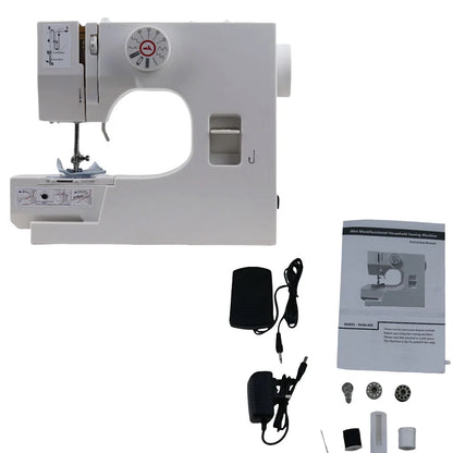 825 Semi-Auto Electric Sewing Machine for Home | Beginner Friendly | All Fabrics,12 Stitches Domestic Sewing Machine