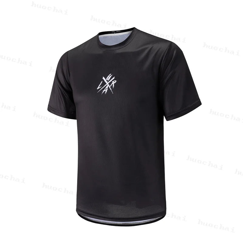 2024 Motocross Enduro lrga jersey, DH downhill mountain biking jersey, men's mtb cycling short-sleeved jersey