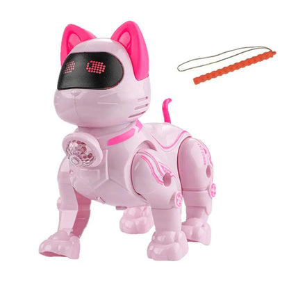 Electric Robot Dog Toy Animal Vehicle Mini size Electronic Pets DIY Installation Imitates Animals Children's Educational Toys