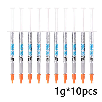 10PCS GD900 1g Thermal Grease CPU Heatsink Processor Thermal Paste For PC Water Cooler CPU Cooler