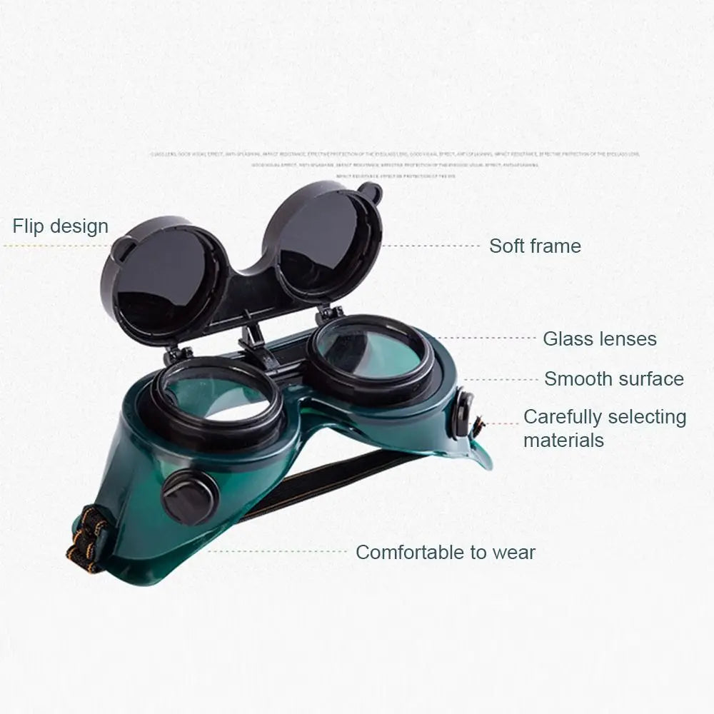 Protection Welding Protective Equipment Welding Goggles Anti-glare Protective Glasses Safety Protection Eyeglass With Flip Up