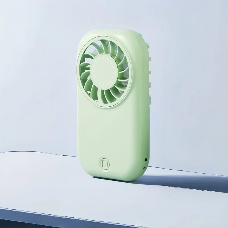 Portable Handheld High Speed Fan 5 Speed Adjustable USB Rechargeable Lightweight Mini Personal Fan for Outdoor Travel Office