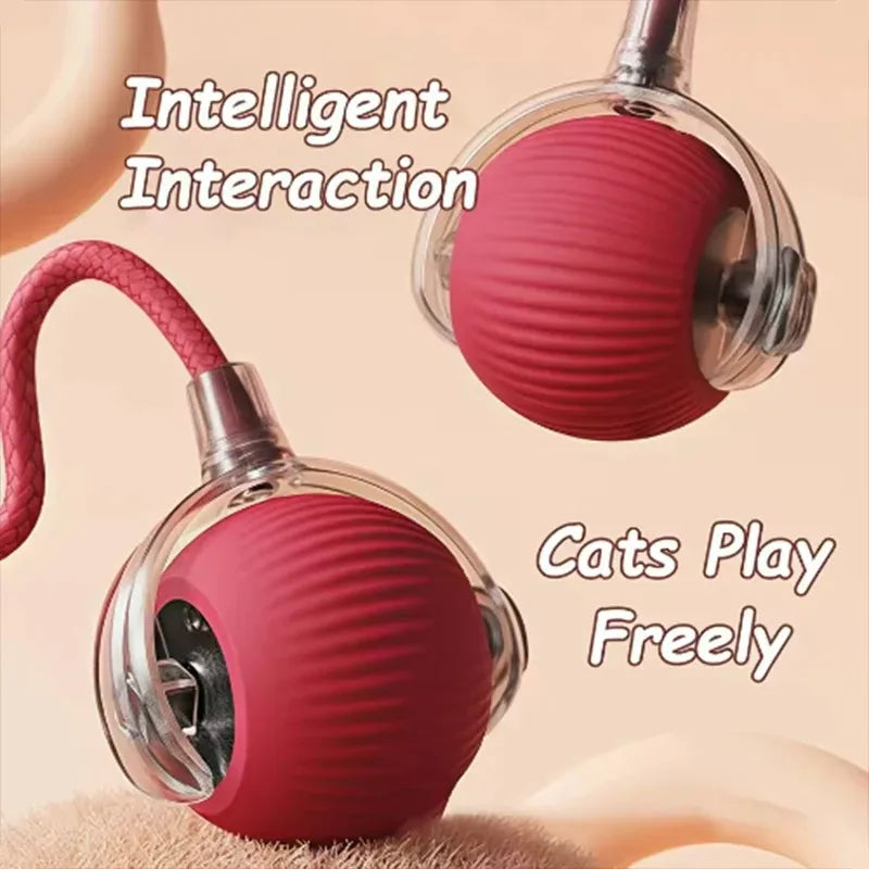 Durable Pet Toys for Dogs And Cats - Teaser Ball with Rope Jumping Ball Thud Toy for Self-Entertainment Pet Supplies