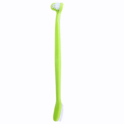 Dog Toothbrush Double-head Dogs Toothbrushes Oral Care Dog Teeth Cleaning Small Pet Mouth Cleaning Cat Toothbrush Pet Products