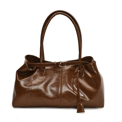 Vintage Handbag for Women Large Capacity 2026 New Underarm Commuting Bag Fashion Female Casual Single Shoulder Tote Bag Handbags