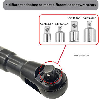Hot Sale-Cordless Electric Ratchet Wrench,Impact Wrench Extender,Automatic Extension Wrench,Electric Extension Wrench