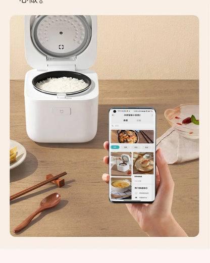 XIAOMI MIJIA Mini Electric Rice Cooker 1.6L Intelligent Automatic Household Kitchen Cooker for 1-2 Person Wifi Connect to APP
