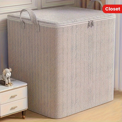 Extra Large Storage Box with Lid Modern Space Saving Design Durable for Clothes Bedding Home Organization Wardrobe Moving