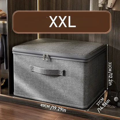 Stackable Waterproof Storage Boxes-Multi-Purpose Organizers forCloset,Bedroom,KitchenOffice,Ideal for Toys,Books,Clothes Storage