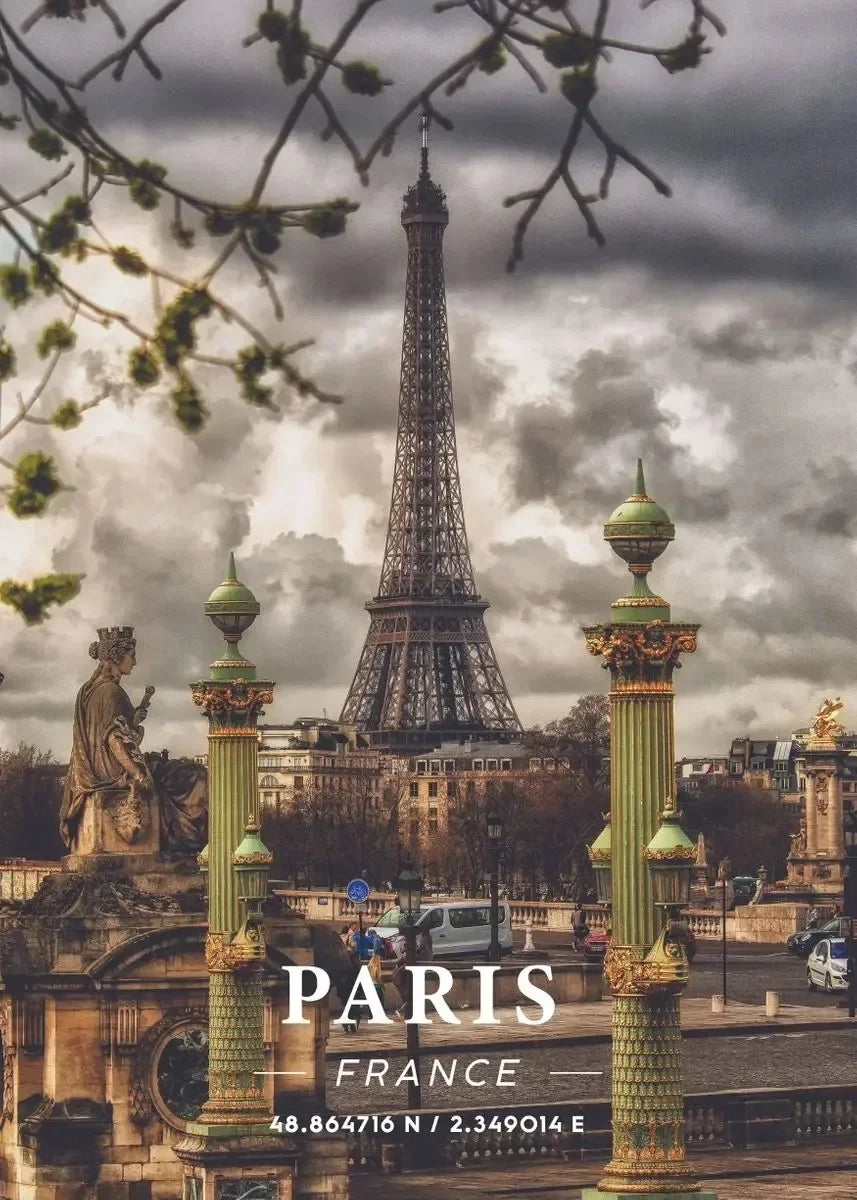 Nordic Pop Travel City Landscape Posters Oxford Paris Decorative Prints Wall Art Canvas Pictures for Living Room Decor Paintings